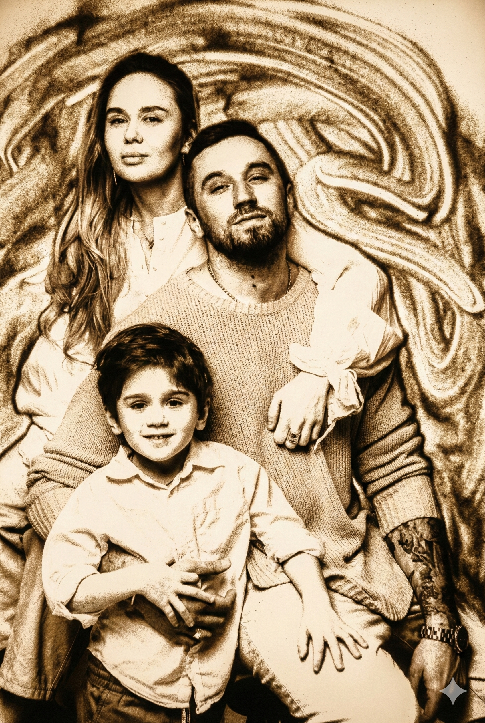 Desert Sunset Sand Art